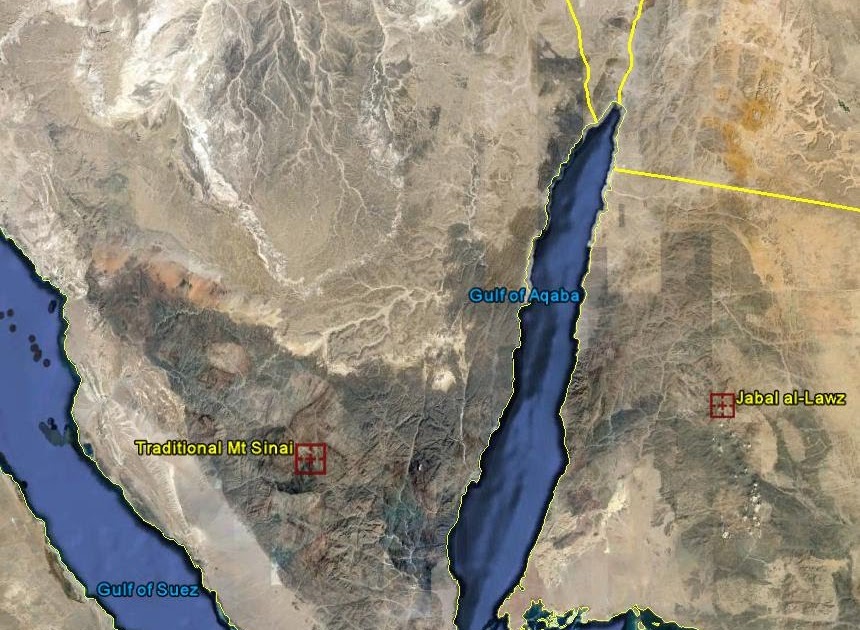 Walk in Truth Location of the "real" Mt. Sinai (Horeb)