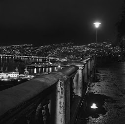 Vision nocturna Bahia de Valparaiso