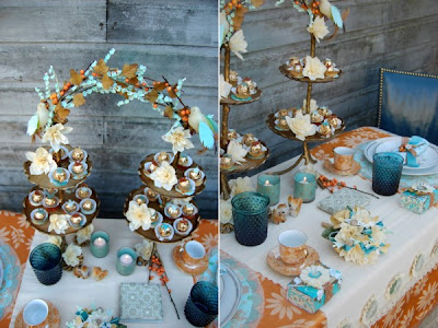 Wedding Reception Gifts on The Wedding Decorator  Beautiful Vintage Blues