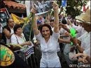 Gloria Marching for the Ladies in White