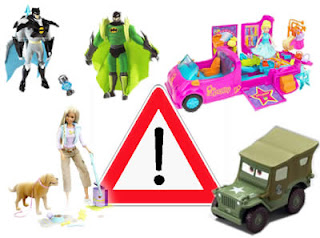 Attenzione al vostro bambino. Problemi seri ai giocattoli della MATTEL!