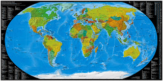 la mappa del mondo di tutte le estensioni di dominio disponibili