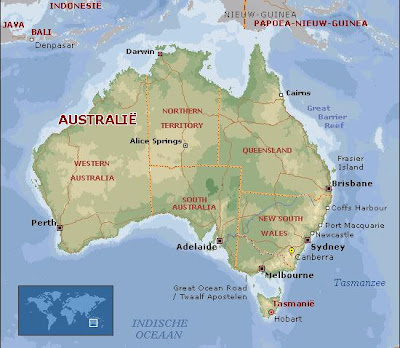 canberra carte australie
