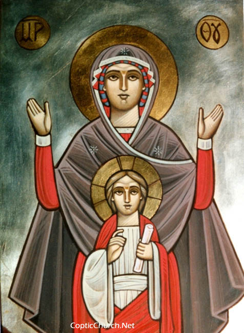 Holy Mary dans images sacrée Mary,+seat+of+wisdom,+coptic+icon