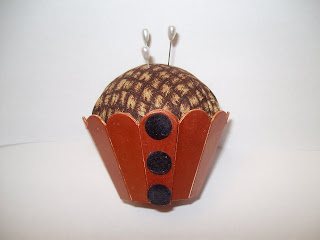 Scoreboard Cupcake Holder Pin Cushion