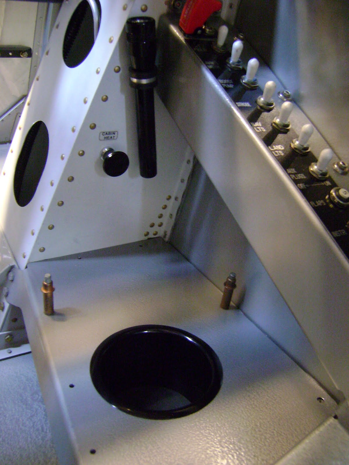 to JT's RV8 Aircraft Factory! Easy Drink Holder Mod