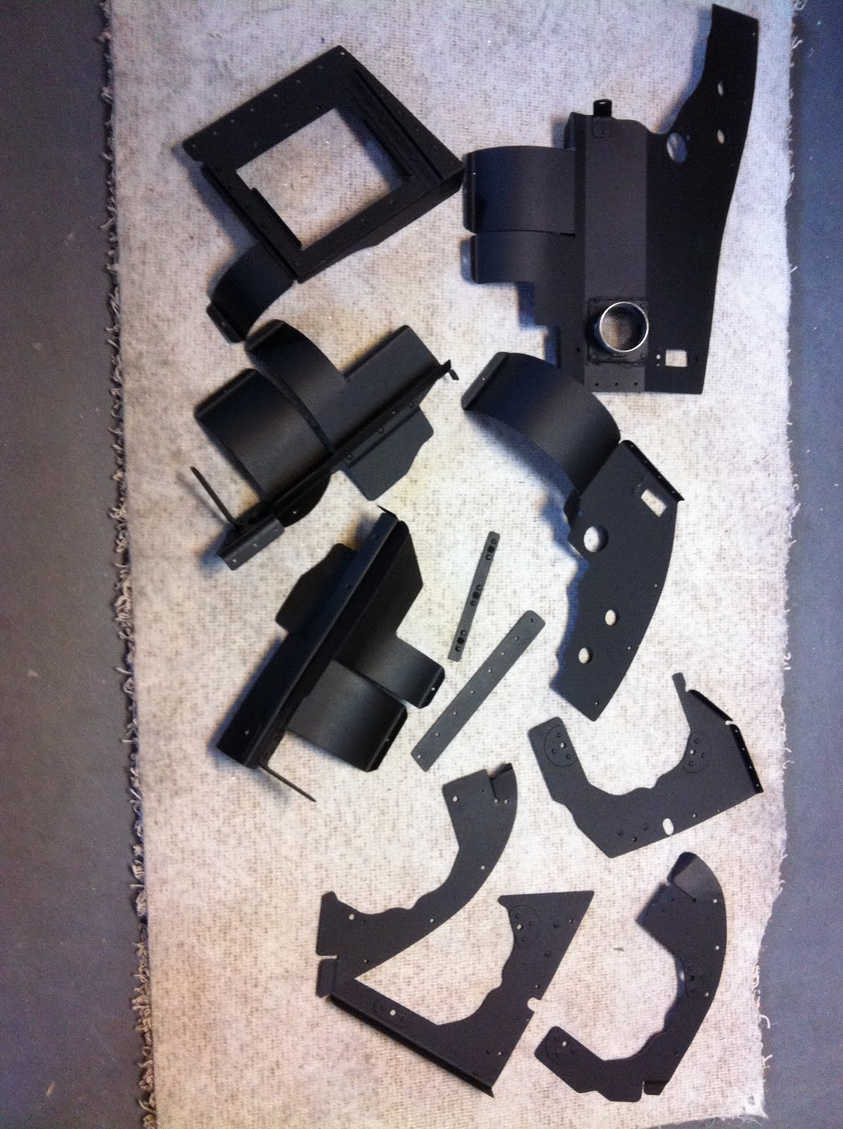 to JT's RV8 Aircraft Factory! Baffles Pt.3 Final Assembly