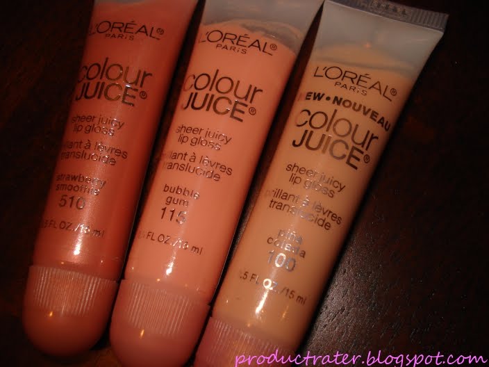 Productrater!: Review: L'oreal Color Juice Lipgloss