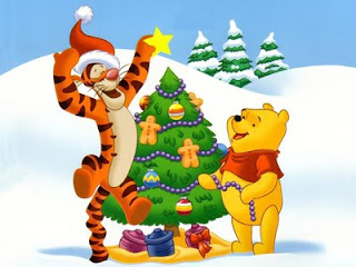 Winnie The Pooh Christmas Desktop Wallpapers