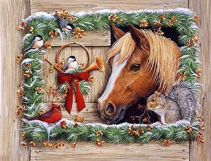 Free Christmas Desktop Wallpapers: Horse Desktop Wallpapers For Christmas