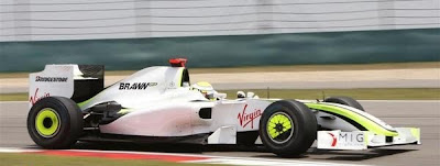 Os Brawn estiveram ligeiramente para trás em Shangai
