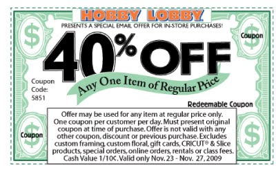 hobby lobby coupon hobby lobby coupon