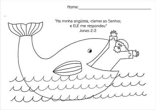 desenhos biblicos jonas