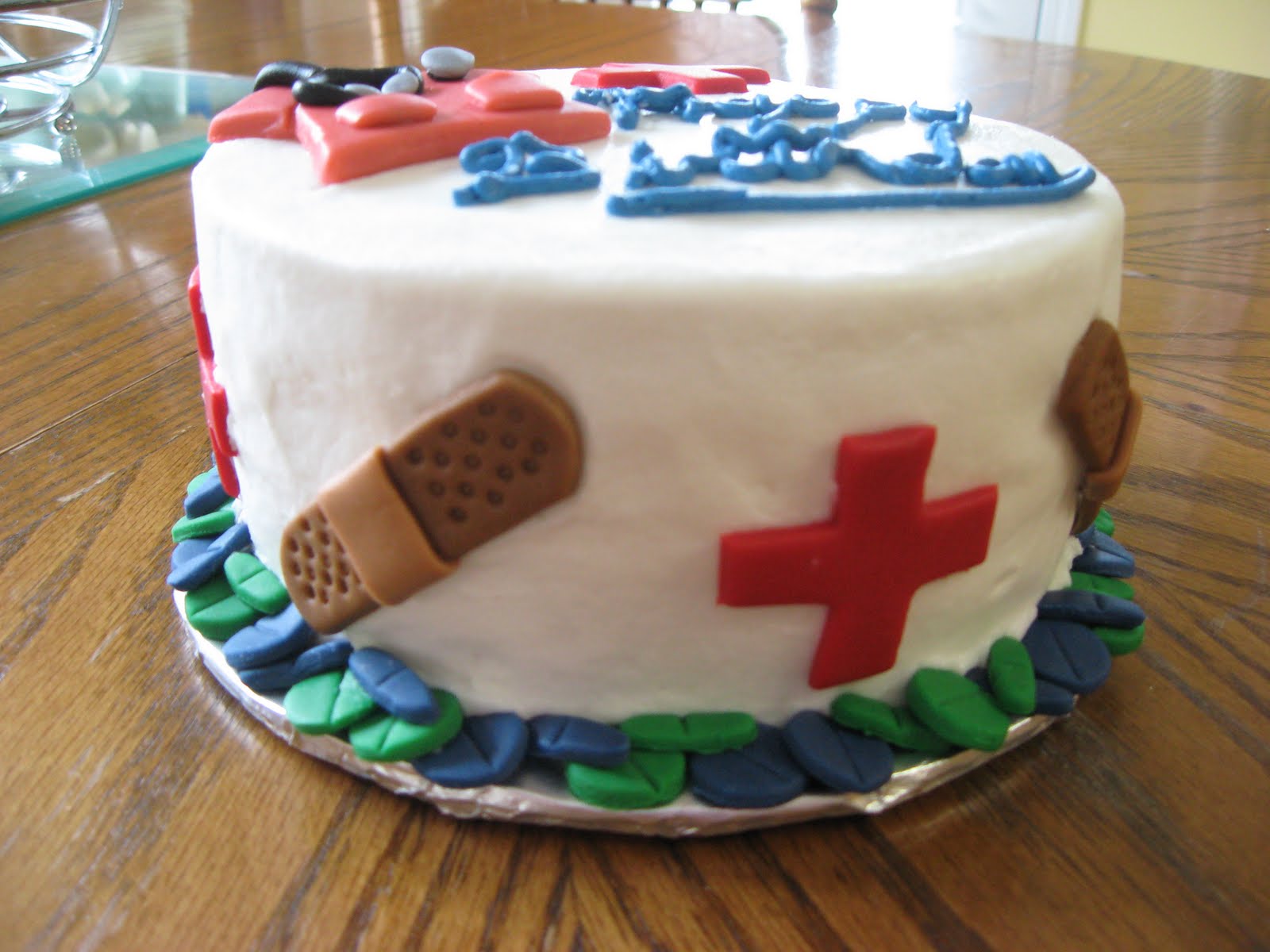 Delectable Sweets by the Smiths Nurse Birthday Cake