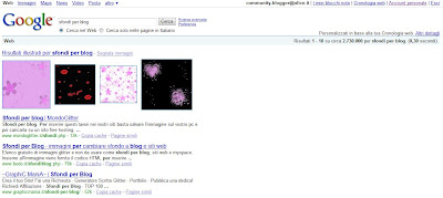 Google: sfondi per blog