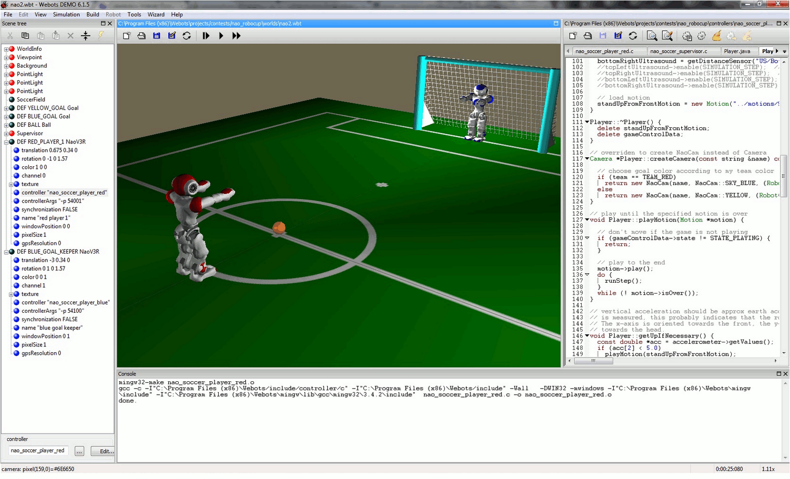 webots for nao webots for nao