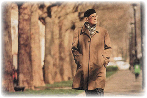 One of the last known photographs of Samuel Beckett