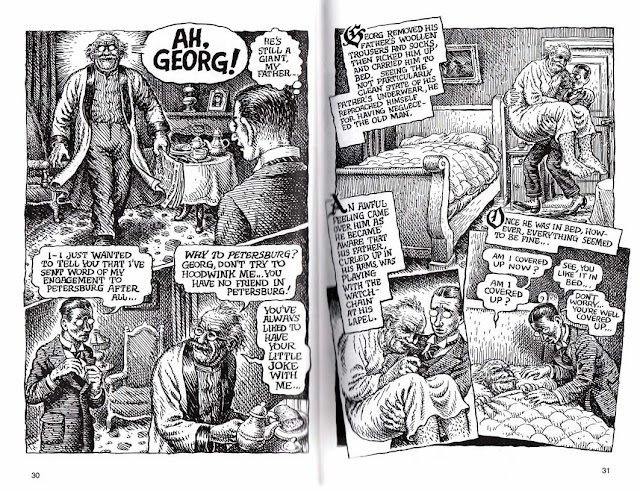 Pages taken from 'Introducing Franz Kafka' by David Zane Mairowitz and Robert Crumb