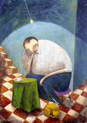 Mirando el café, Carlos C. Laínez