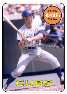 1969 Topps # 347 Randy Hundley Chicago Cubs FAIR Cubs Baseball Card