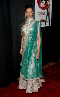 Deepika Padukone Chandni Chowk to China New York premiere