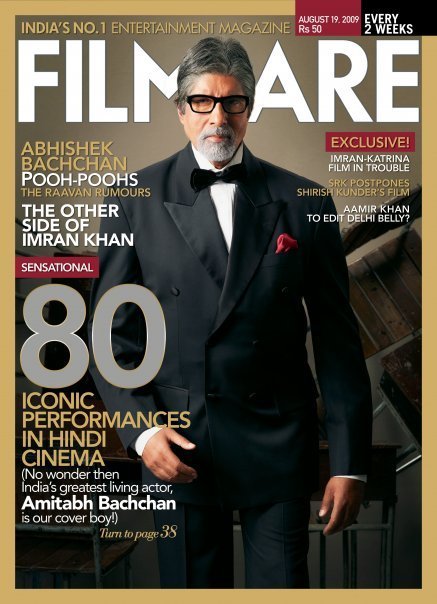 Amitabh Bachchan Filmfare August 2009 Cover