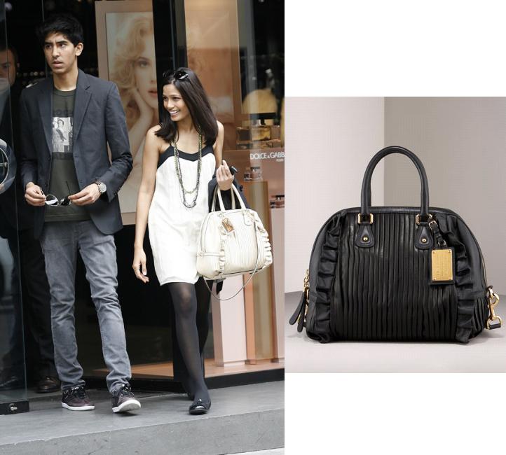 Freida Pinto Dolce Gabbana bag