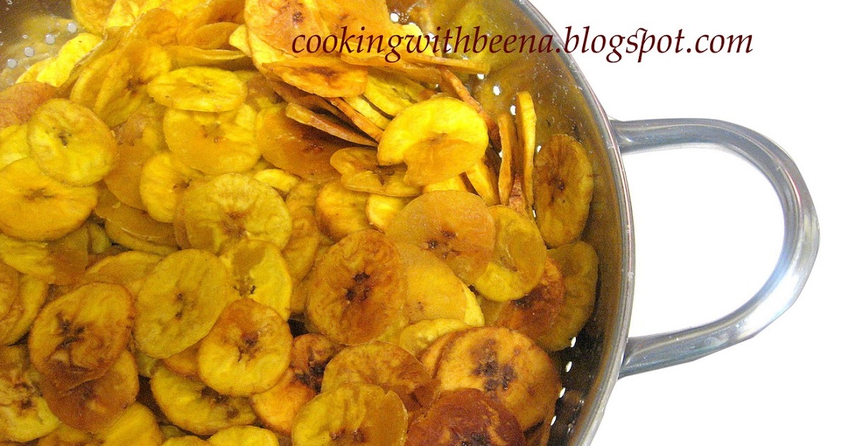 Cooking with Beena Banana chips/Plantain chips