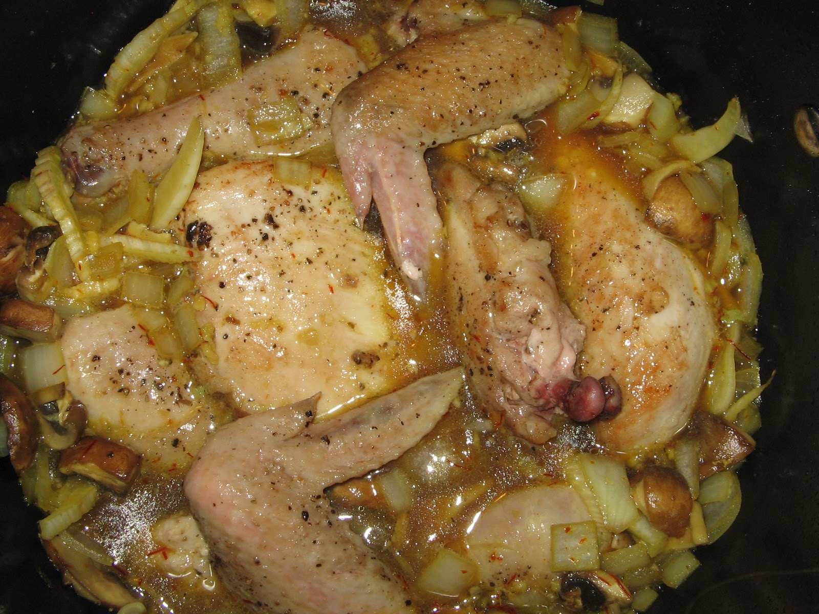 Abby Eats Cooking Chicken and Fennel Stew