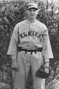 Mize at 19, playing in Elmira, NY