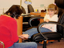 Maddi's 1st Pedicure!