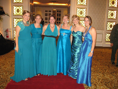  Teal was the IT color We looked like a wedding party