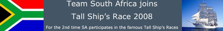 Team South Africa joins Tall Ships' Race 2008