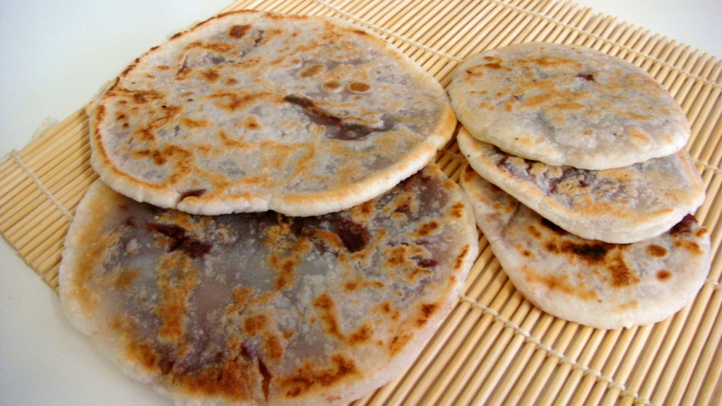 My Cookingdom Dou Sha Shao Bing (Glutinous rice & red bean paste