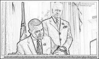 Barack Obama Coloring Page Barack Obama Coloring Page