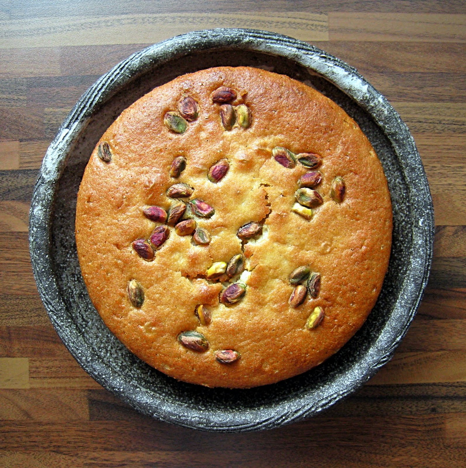 Delicious Delicious Delicious Orange, Olive Oil and Pistachio Cake