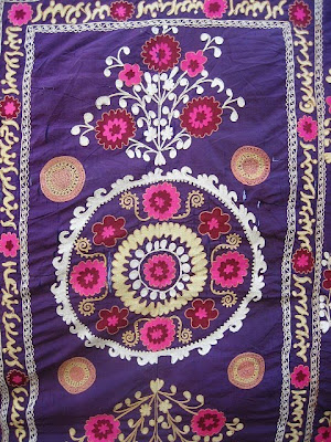 suzani, textiles, suzanis, woven textile, Asian Textile, Uzbek textiles, Uzbekistan textiles