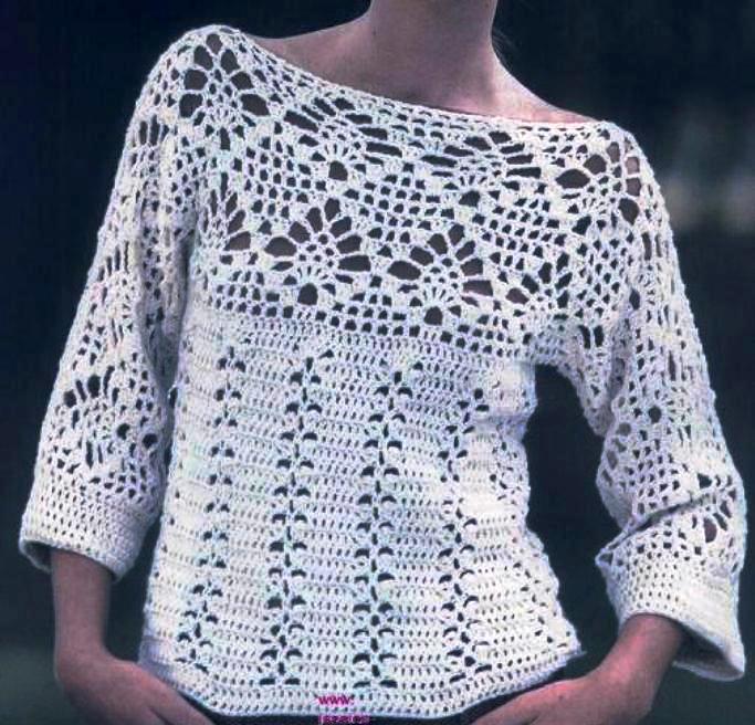 ارجوا المساعده اريد صنع بلوزه صيفي من خيط وليس صوف  Crochet+pattern+%2813%29+2