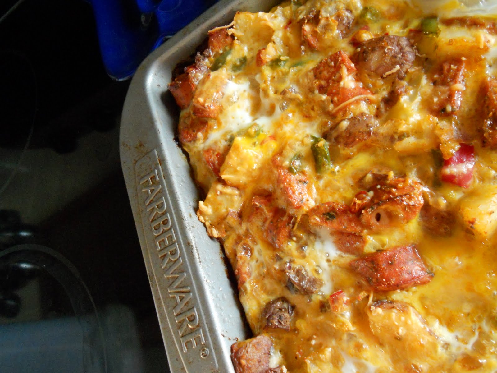 Yoshimi Vs. Motherhood: Potato, Sausage, and Egg Breakfast Casserole