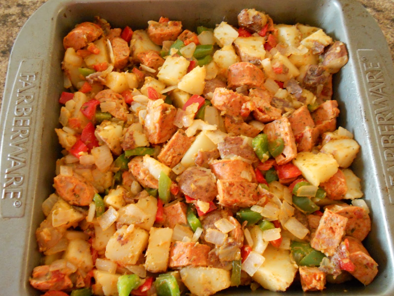 Yoshimi Vs. Motherhood: Potato, Sausage, and Egg Breakfast Casserole