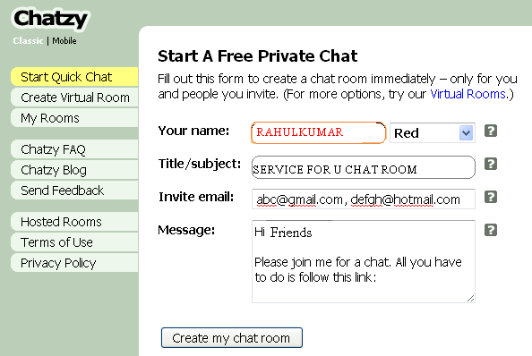 Private Chat Rooms For Groups