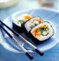 Blue Saphhire Sushi debuts the Girls Night Out sushi roll, in honor of Merry Market!