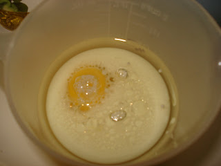 Oil, egg & milk