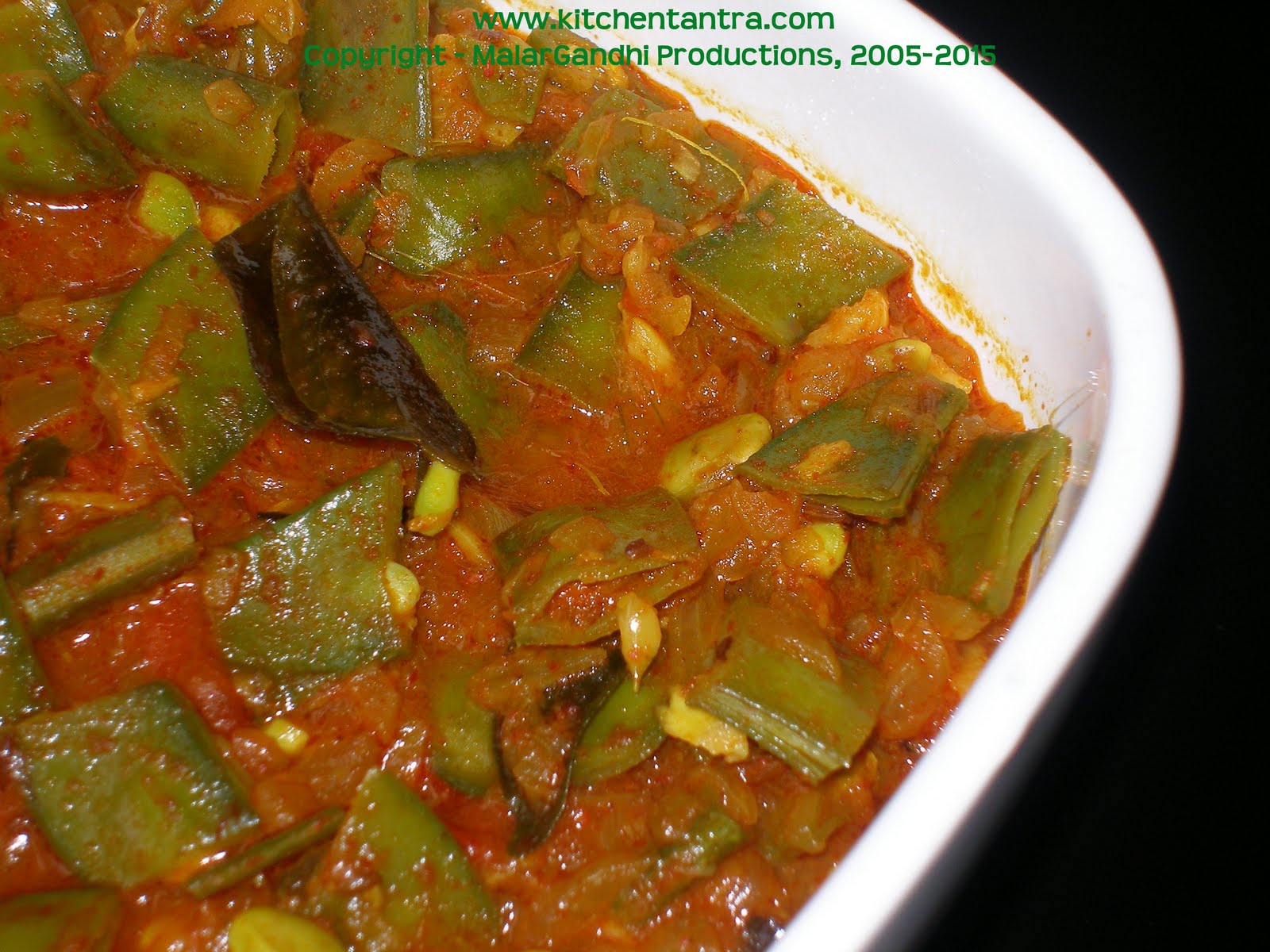 Indian Broad Beans Curry/ Avaraikai Curry Kitchen Tantra