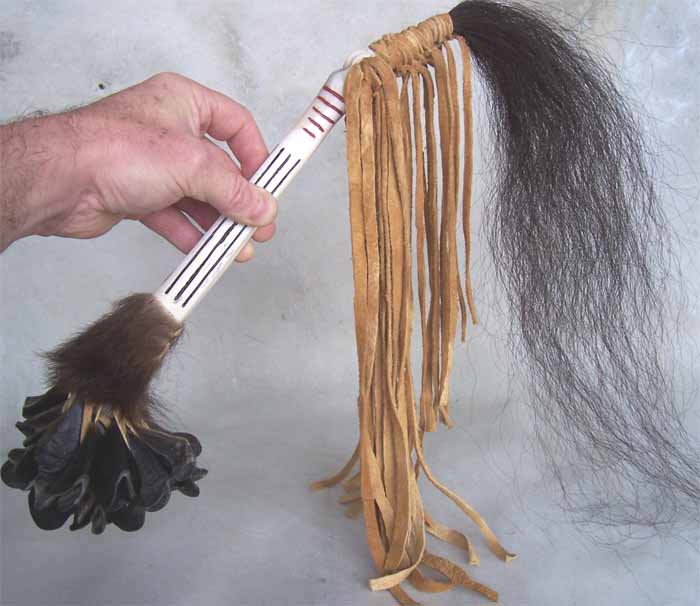 Father Red Hand Native American Hoop Drum and How to Make Your Own