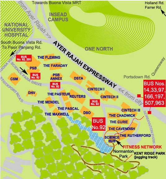 Science Park & Normanton Park Map