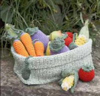 free crochet patterns for vegetables and fruit play food