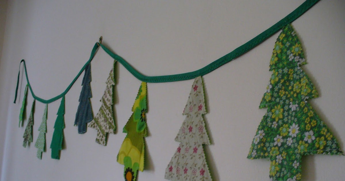 Sadieandlance Tutorial Christmas Tree Bunting