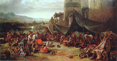 Emperor Charles V Sack_of_Rome_of_1527_by_Johannes_Lingelbach_17th_century