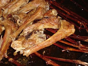 Greek Lamb Ribs On Vine Stalks Recipe